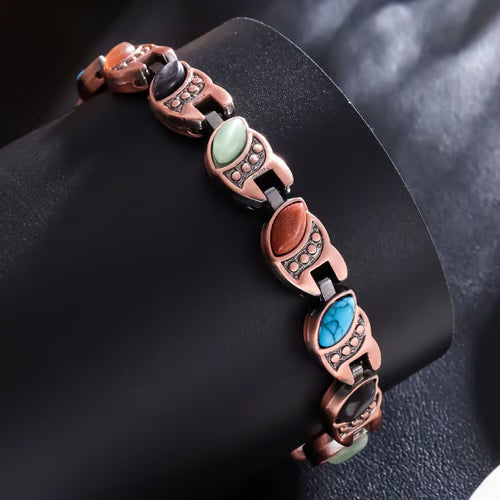 đ„Magnetic Copper Bracelet â Pure Solid Copper with 3800 Gauss Powerful Magnets