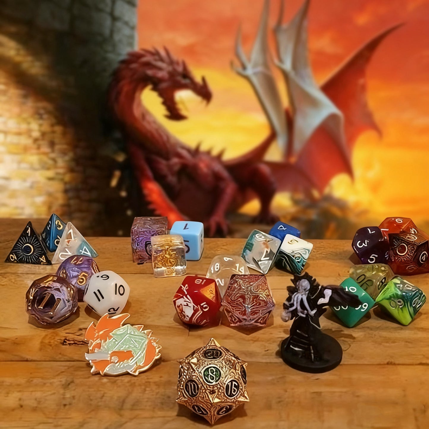 🎲Dice Advent Calendar - 24 Polyhedron Set for DND and RPG🎄