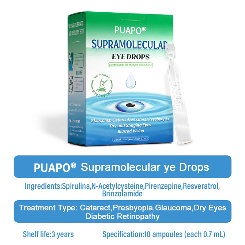 đŠââď¸PUAPOÂŽ Supramolecular Eye Drops â
MHRA approved (Suitable for cataracts, floaters, AMD and presbyopia) đđ