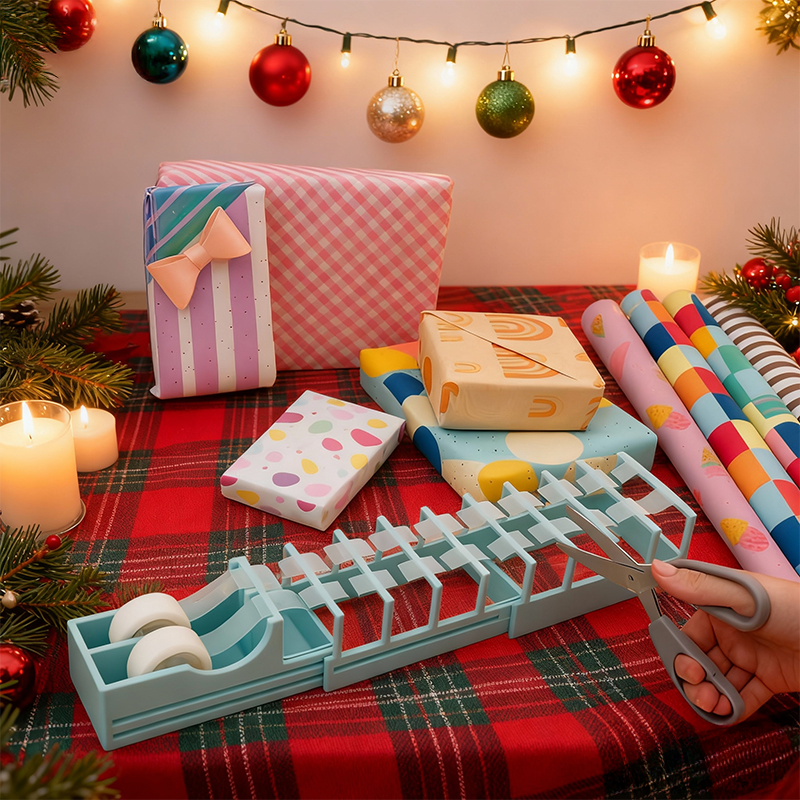 Desktop Tape Dispenser for Gift Wrapping & Crafts