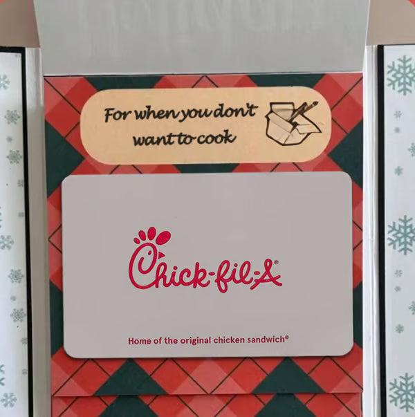 šFlash Saleā” 50K+ SOLD! Almost Gone-š
Handmade Christmas Gift Card Booklet