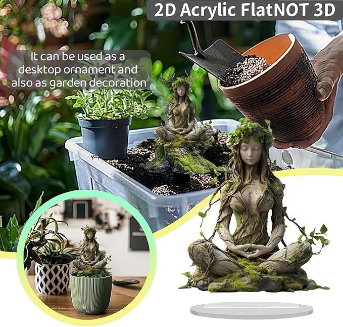 Bohemian goddess statue desktop decoration ornaments art style