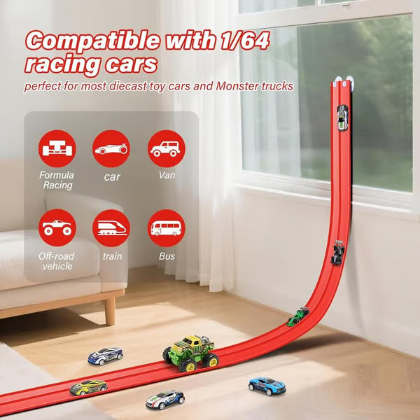 ๐๐ 2025 Christmas Surprise Gift: DIY Flexible Racing Track Toy ๐โจ