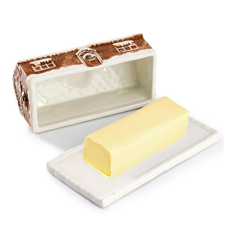 ✨Gingerbread House Butter Dish – A Holiday Must-Have for Every Kitchen! ✨