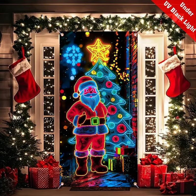 šFlash Saleā”8K+ SOLD! Almost Gone-š„Fluorescent Christmas Door Cover Party Banner