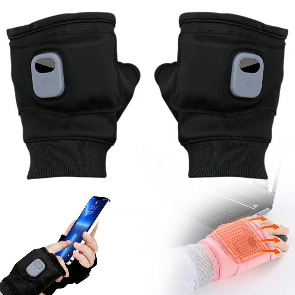 ✨Smart Thermostatic Heated Fingerless Gloves