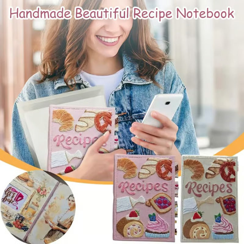 Handmade Beautiful Recipe Notebook