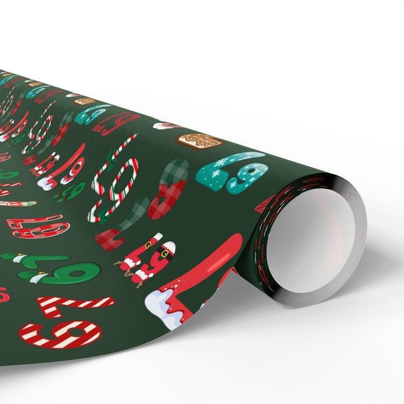 67 Meme Christmas Gift Wrap