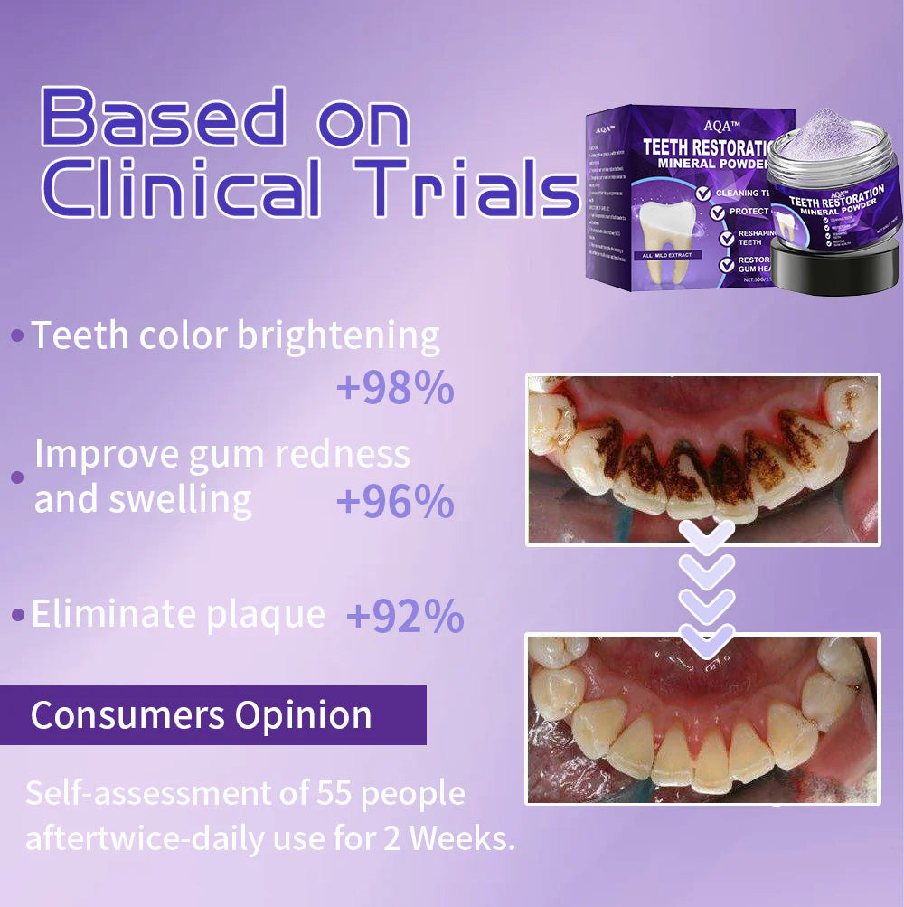 Natravor® Teeth Restoration Mineral Powder🦷(ADA recommended) (🎁Flash Sale - Don’t Miss Out)