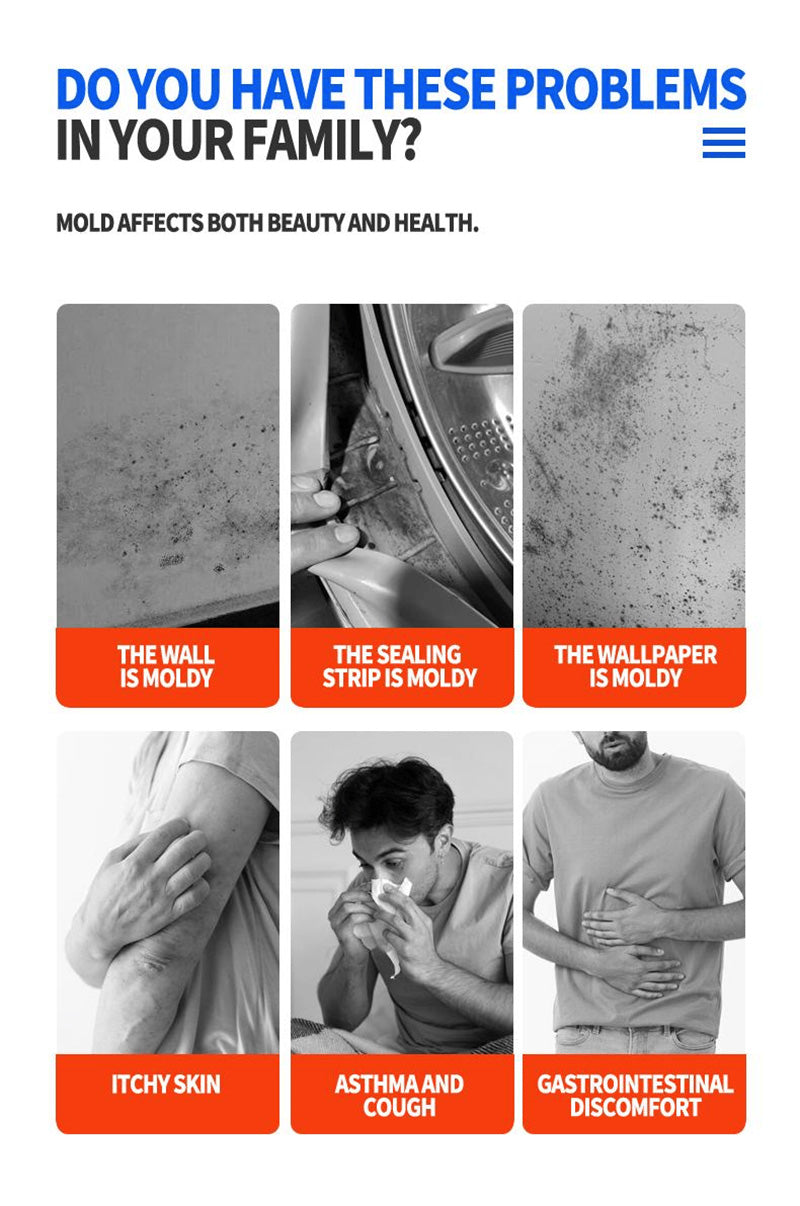 🔥2025 Hot Sale🔥Highly Effective Mould Removal Spray - Prevents Mould Regrowth