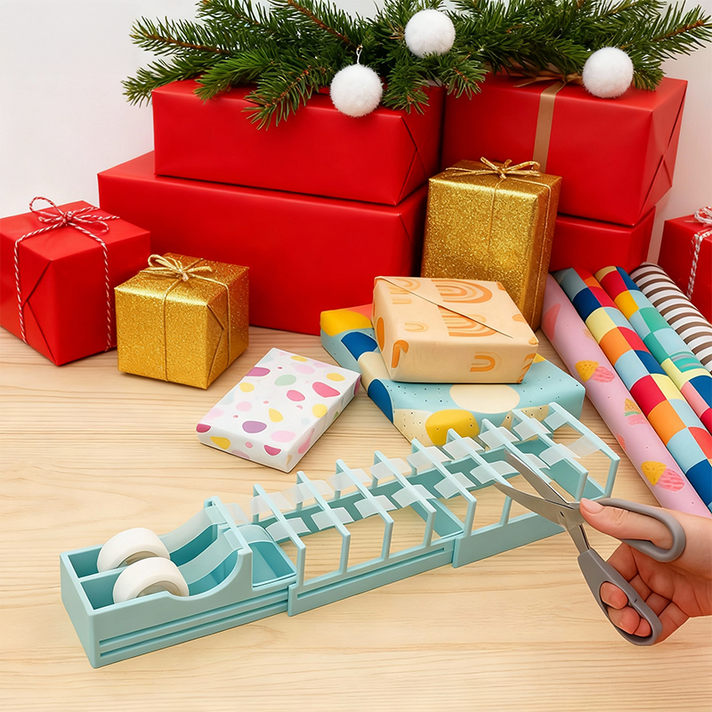 Desktop Tape Dispenser for Gift Wrapping & Crafts