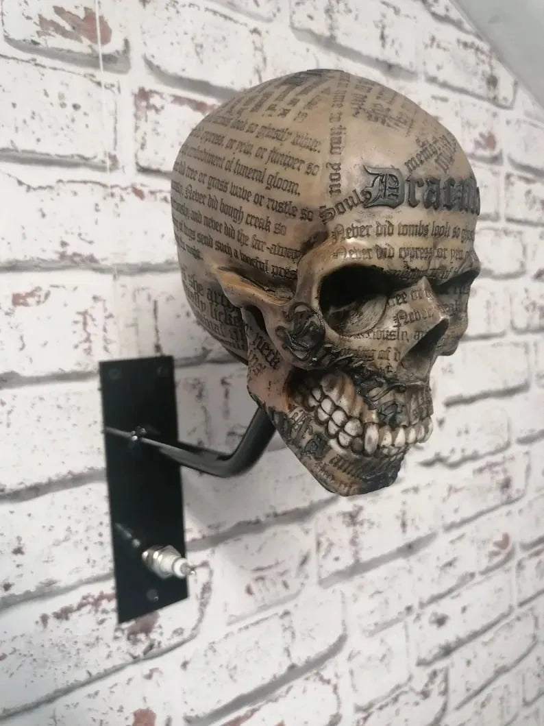 Motorcycle Helmet and Jacket Skull Holder