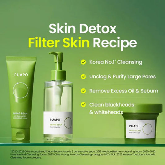 Skin Detox Trio for Filter Skin| Korea's No.1