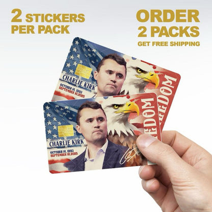 Debit Card Stickers Tribute to a Great Man