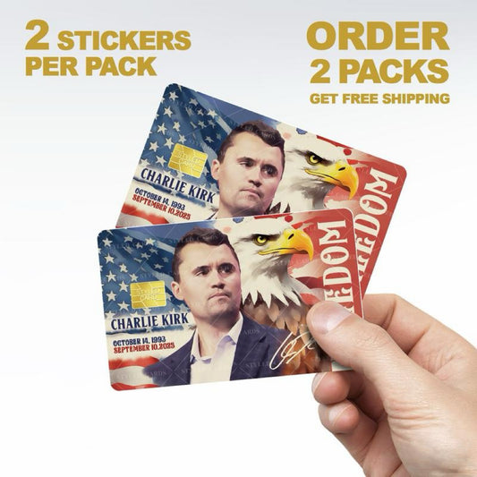 Debit Card Stickers Tribute to a Great Man