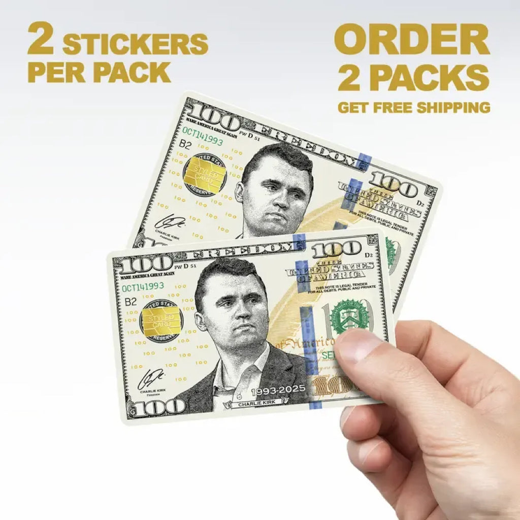 Debit Card Stickers Tribute to a Great Man