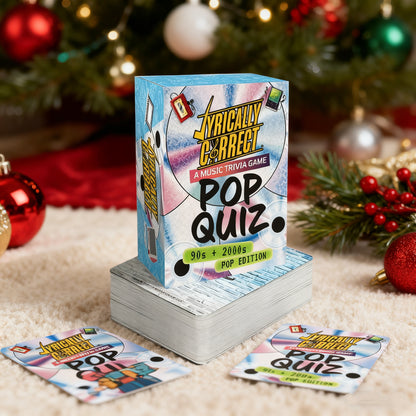 Lyrically Correct Pop Quiz 90s & 2000s Edition Music Trivia Game