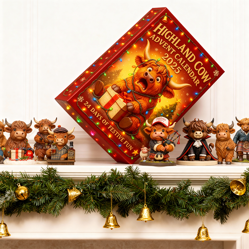 🐮2025 Highland Cow Advent Calendar 🎄✨