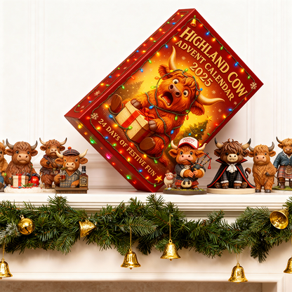 🐮2025 Highland Cow Advent Calendar 🎄✨