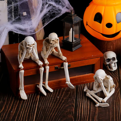 🎃💀 Halloween decoration indoor skeleton statue