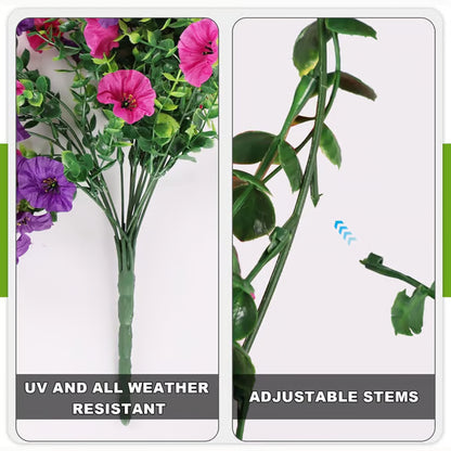 UV Resistant Hanging Artificial Autumn Morning Glory Vine