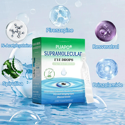 👩‍⚕️PUAPO® Supramolecular Eye Drops ✅MHRA approved (Suitable for cataracts, floaters, AMD and presbyopia) 🍀🍀