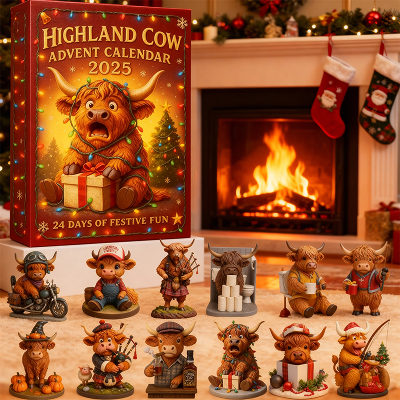 🐮2025 Highland Cow Advent Calendar 🎄✨