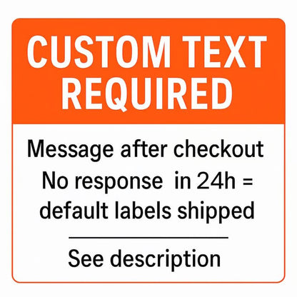 Custom Premium Magnetic Toolbox Labels for Tool Organization - 12 Pack of High Quality 3D Printed Personalized Magnets