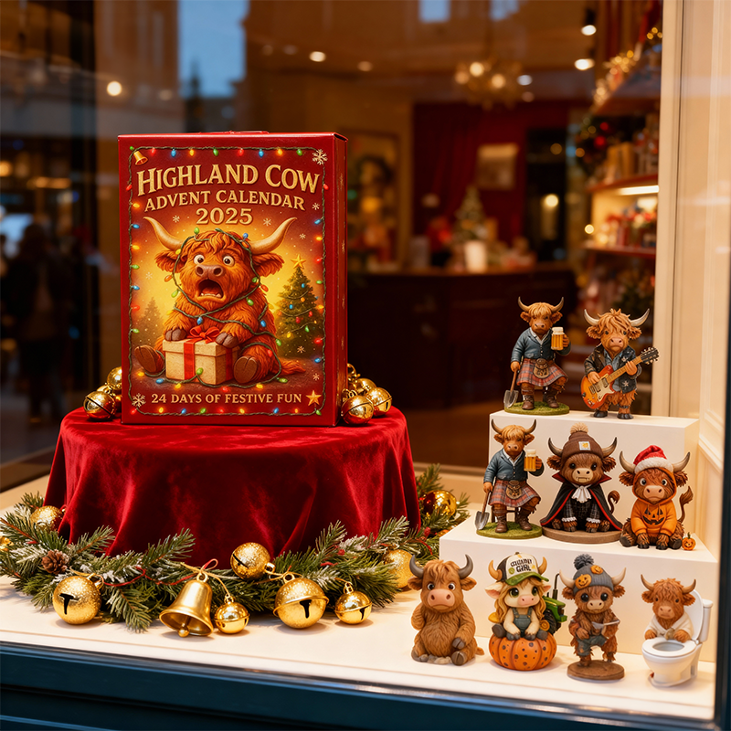 🐮2025 Highland Cow Advent Calendar 🎄✨