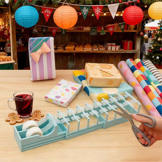 Desktop Tape Dispenser for Gift Wrapping & Crafts