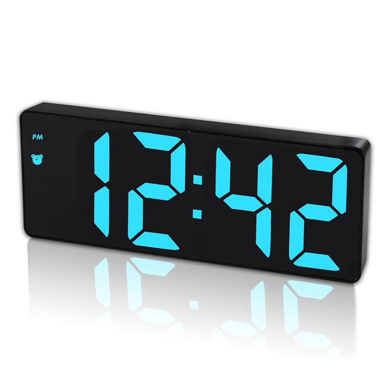 Mini size Large Display 6.3" Mirror LED Clock