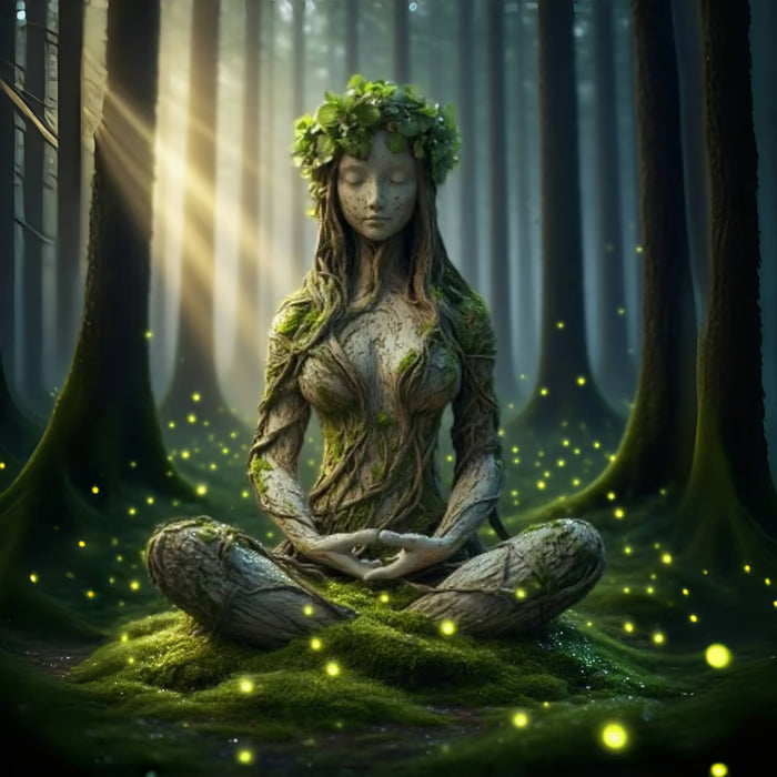 Bohemian goddess statue desktop decoration ornaments art style