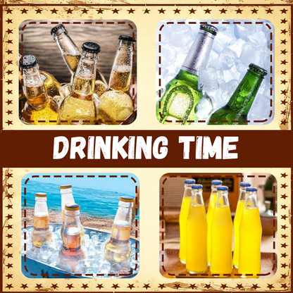 Cowboy Hat Keychain with Bottle Opener