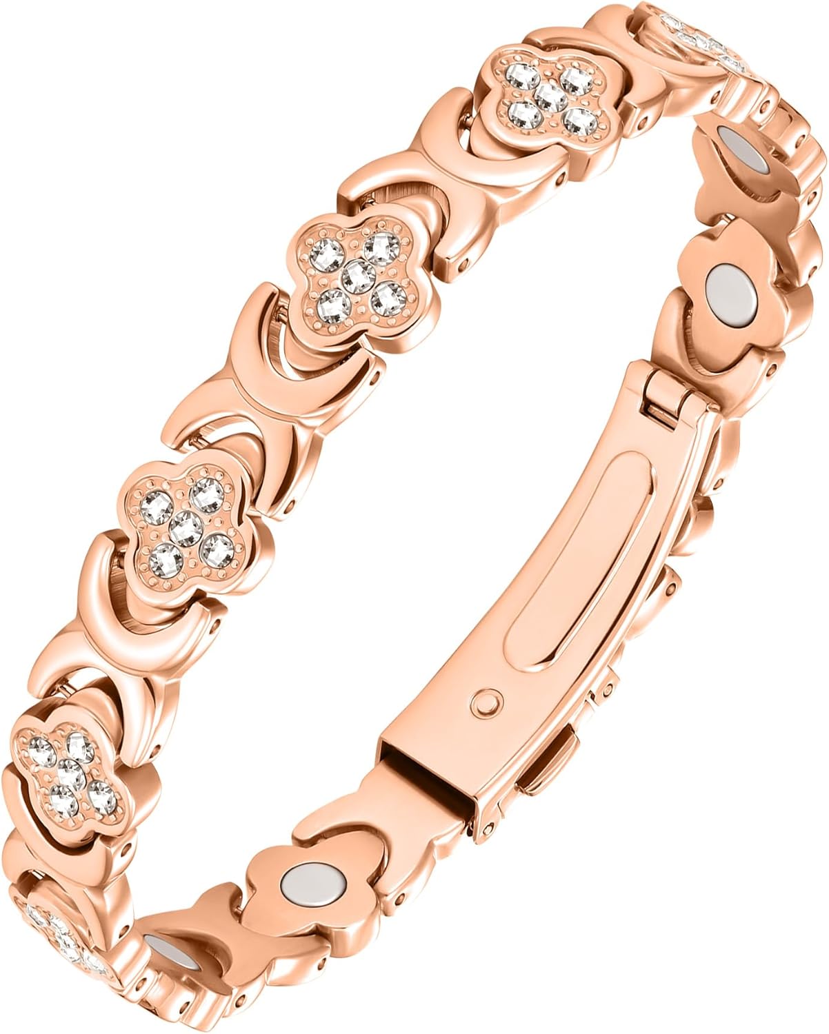 Zulfio® Copper Bracelets for Women. Pure Copper Magnetic Bracelet with 3800 Gauss Effective Magnets