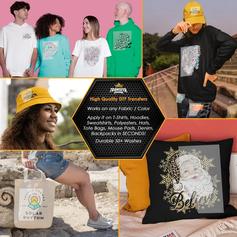 Christmas Mystery DTF Transfer Bundle-15PCS