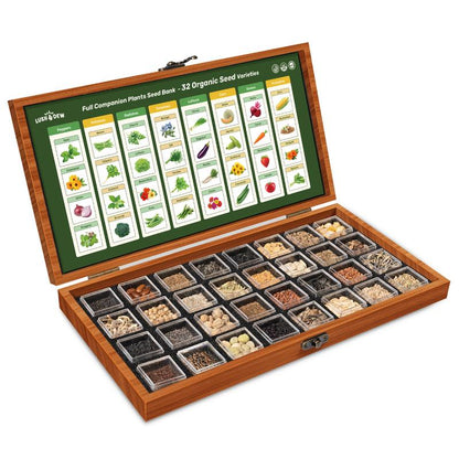 All-in-One Cut Flower Garden Seed Bank- 32 Organic Varieties for All Seasons -