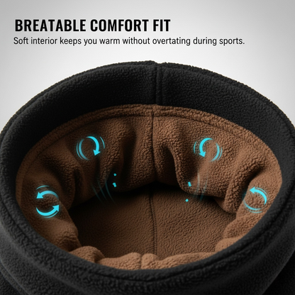 Outdoor Winter Warm Hat Neckband Integrated