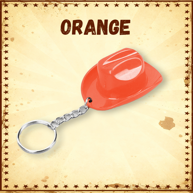 Cowboy Hat Keychain with Bottle Opener