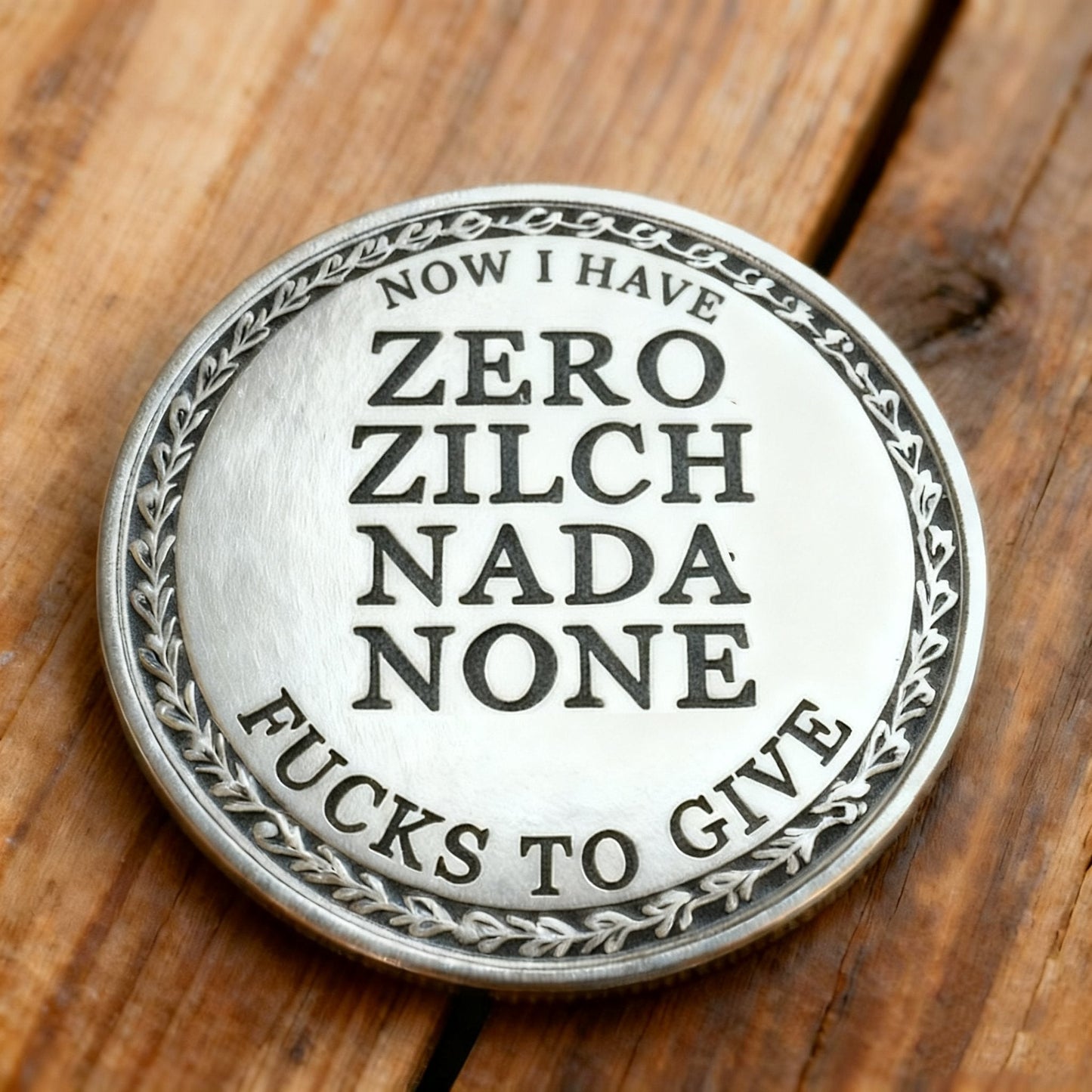 💥The F-CAW-F Silver Coin — For Those Who Laugh at Life and Give Zero F*cks!