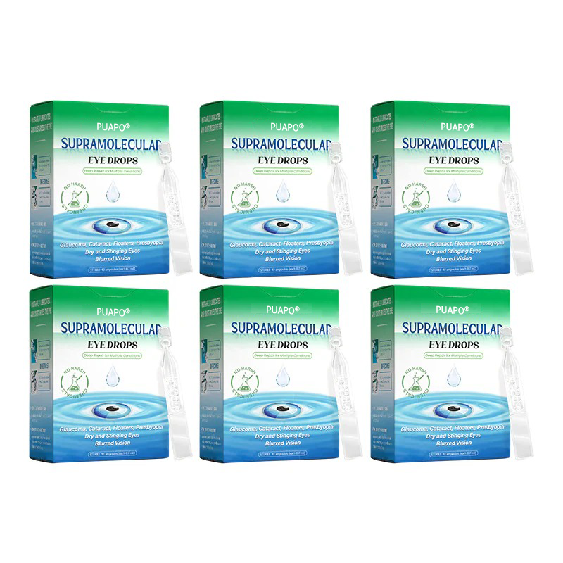 👩‍⚕️PUAPO® Supramolecular Eye Drops ✅MHRA approved (Suitable for cataracts, floaters, AMD and presbyopia) 🍀🍀