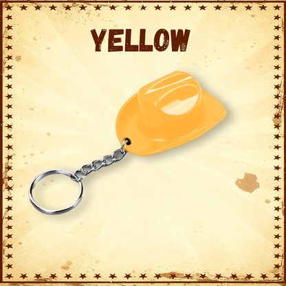 Cowboy Hat Keychain with Bottle Opener