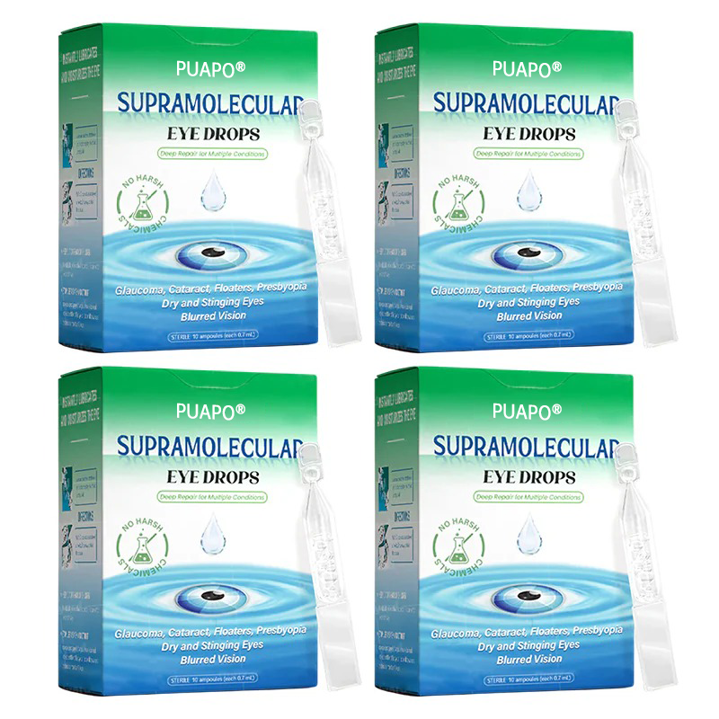 👩‍⚕️PUAPO® Supramolecular Eye Drops ✅MHRA approved (Suitable for cataracts, floaters, AMD and presbyopia) 🍀🍀