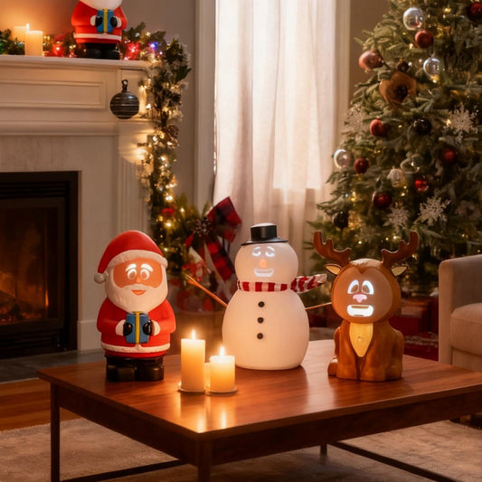 🎅Christmas Sale 49% Off ⛄️FrostByte (Mr. Chill) Talking Animated Blink Snowman with Built in Projector & Speaker Plug'n Play🎄