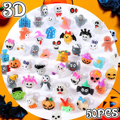 🎃 Hot Sale! 49% OFF –Halloween LED Glowing Rings 👻 Perfect Trick-or-Treat Alternative!