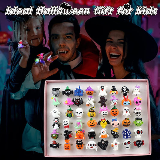 🎃 Hot Sale! 49% OFF –Halloween LED Glowing Rings 👻 Perfect Trick-or-Treat Alternative!