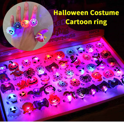🎃 Hot Sale! 49% OFF –Halloween LED Glowing Rings 👻 Perfect Trick-or-Treat Alternative!