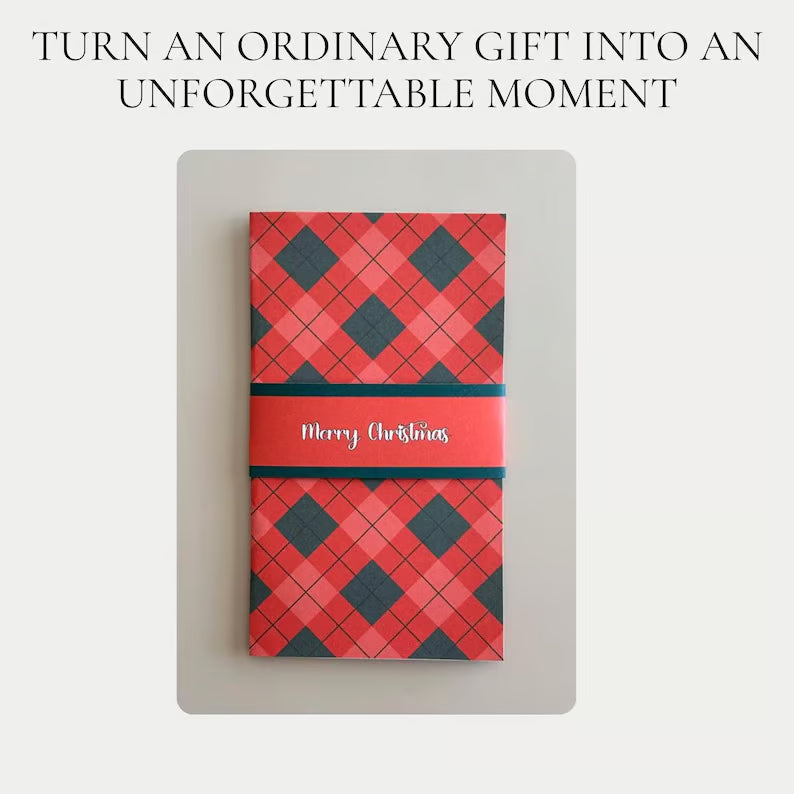 🏆Flash Sale⚡ 50K+ SOLD! Almost Gone-🎅Handmade Christmas Gift Card Booklet