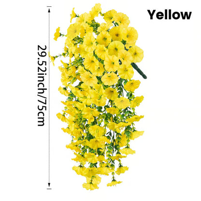 UV Resistant Hanging Artificial Autumn Morning Glory Vine