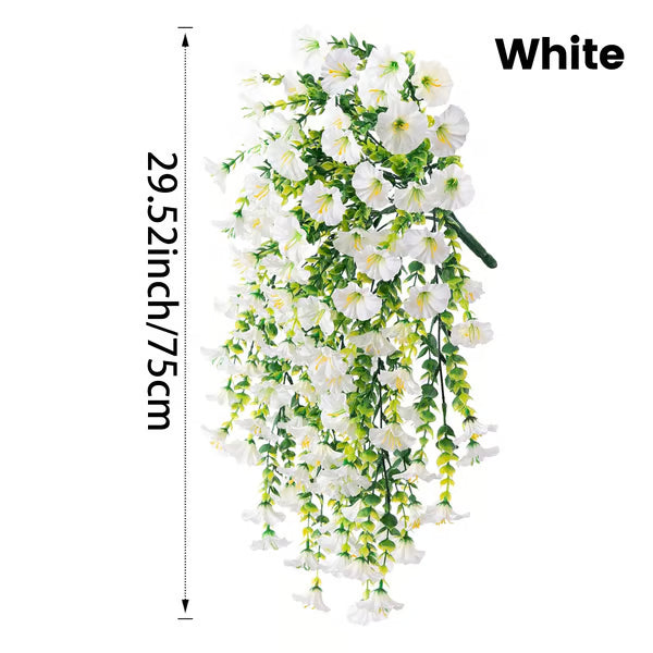 UV Resistant Hanging Artificial Autumn Morning Glory Vine