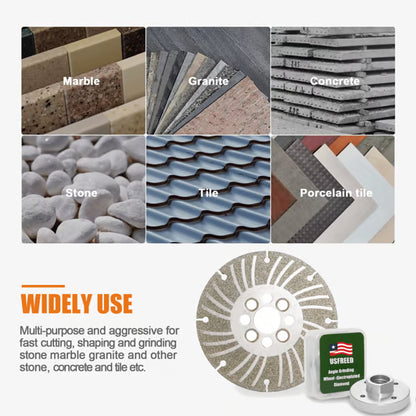 🔥🔥49% OFF-Angle Grinding Wheel - Electroplated Diamond - 4 ½” /5" /6" PLUS+